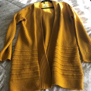 Old Navy Mustard Cardigan